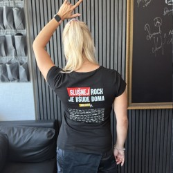 Slušnej rock je všude doma - dámské triko