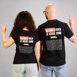 Slušnej rock je všude doma - dámské triko